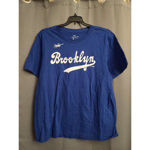 Jackie Robinson Brooklyn Dodgers Nike Cooperstown Name T-Shirt Men's Large